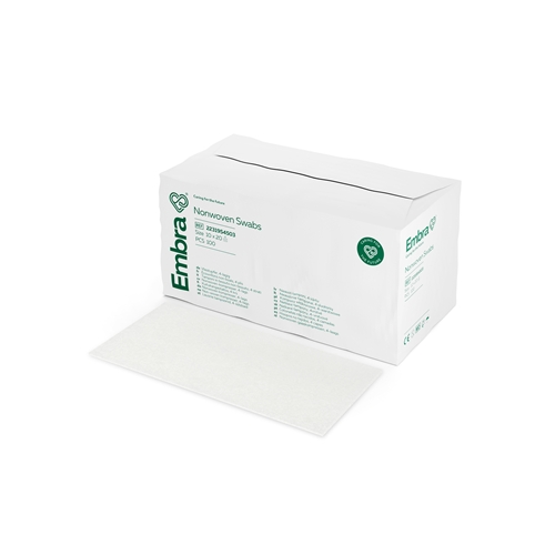 Nonwoven kompres 4-lags Embra - 10x20 cm karton usteril - 100 stk.