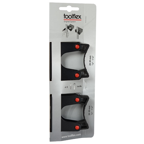 Toolflexhållare för skena – 20-30mm Standard 2-pack