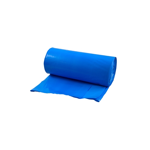 Affaldssæk i LLD-plast - 125L 750x1150mm 60my blå/hvid - 25 stk