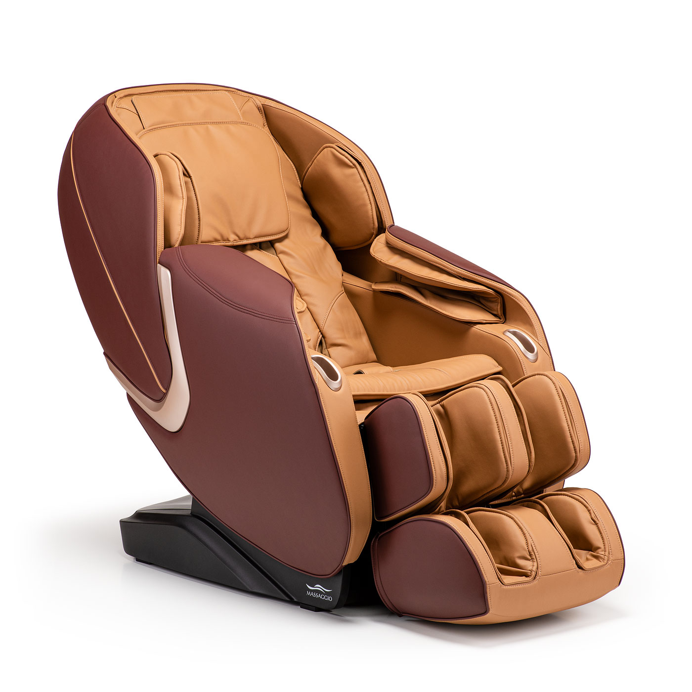 Massagestol med fodmassage og Zero Gravity - Eccellente II PRO - Caramel