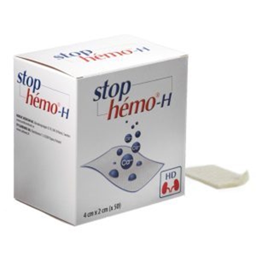Blutstillende Watte StopHemo-H - Kompresse 2x4 cm - 50 St.