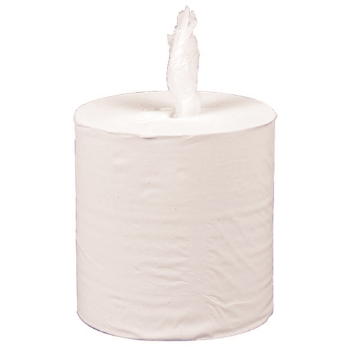 Papierhandtuchrolle Midi 1-lagig aus Frischfaser - 320 m 1,30 kg weiß Exellent - 6 Stk.