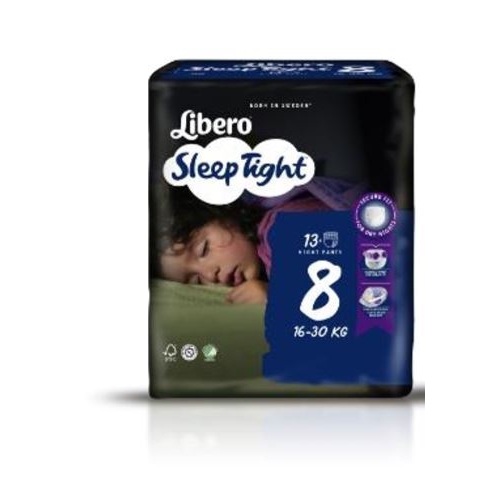 Bukseble Libero Sleep Tight - 8 16-30kg - 104 stk