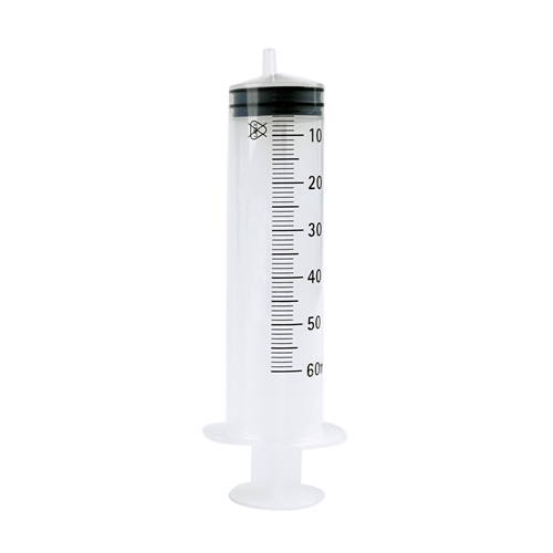 Luer-sprøjte 3-komponent Beroject - 50/60 ml excentrisk - 25 stk.
