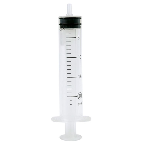 Luer-sprøjte 3-komponent Beroject - 20 ml grad 1 ml excentrisk - 50 stk