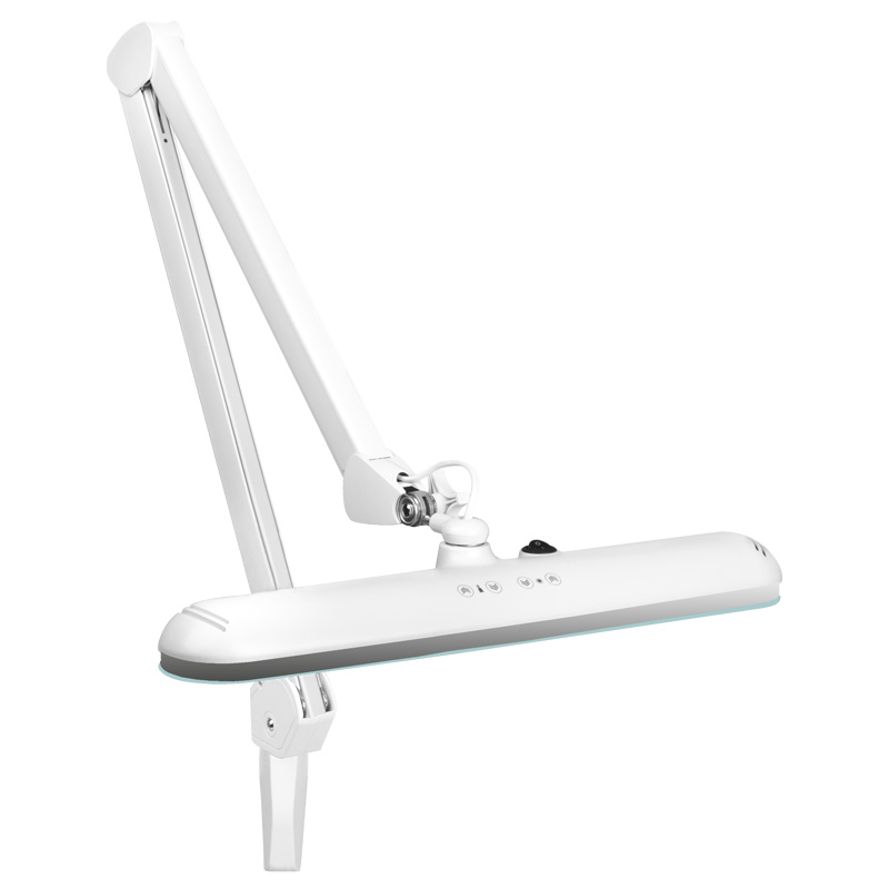 Elegancka lampa robocza LED 801-tl z zaciskiem śrubowym oraz regulowaną jasnością i barwą białego światła