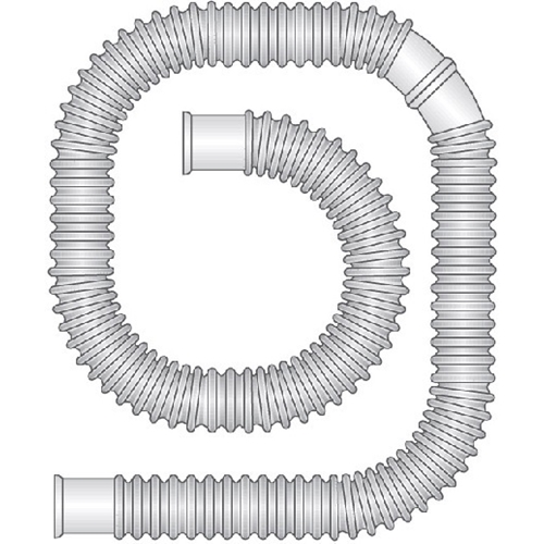 Andningsslang Flextube - 30mmx30m klippbar var 1,4m blå
