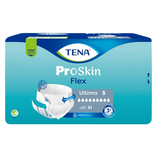 Alt-i-ét inkontinensbeskyttelse med bælte - TENA Flex Ultima S - 60 stk