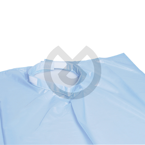 Waschbarer Patientenlätzchen, 70 x 58 cm, blau - ROEKO