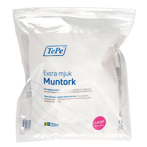 Muntork TePe torr - large skumgummi - 50 st