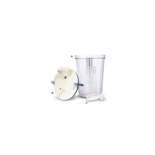 Sugflaskset flergångs till sugpump Vario AC/DC – 1lit flaska lock slang