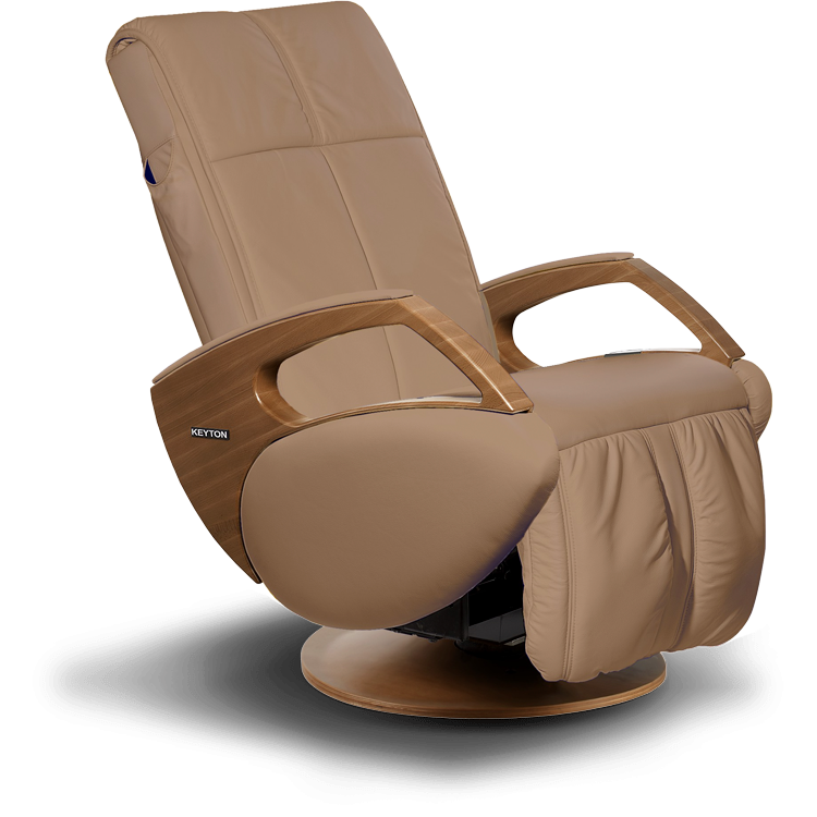 Massagestol - Keyton H10 DOMO - Fås i 12 farver - Sand - Valnöt