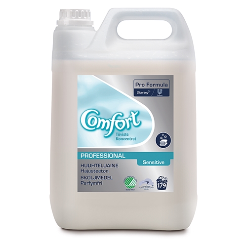 Antistaattinen huuhteluaine - 5L Comfort Sensitive prof