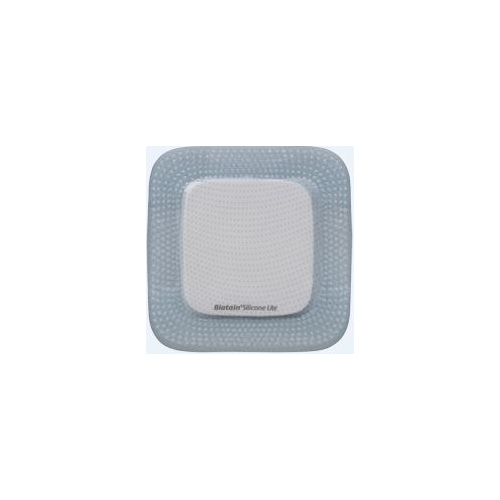 Dünner Schaumverband mit Silikon Biatain Silicone L - 7,5x7,5 cm Border Lite - 10 St.