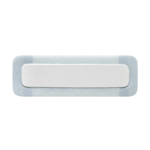 Opatrunek piankowy silikonowy Biatain Silicone - 10x30cm Border - 5 szt.