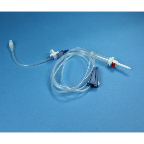Infusionsaggregat med luftning Mediplast – 195cm 3vkr BV Flowstop – 100 st
