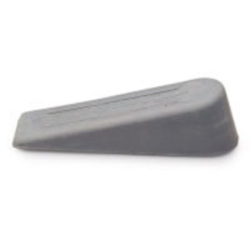 Dørkile/dørstopper - 120 mm gummi grå