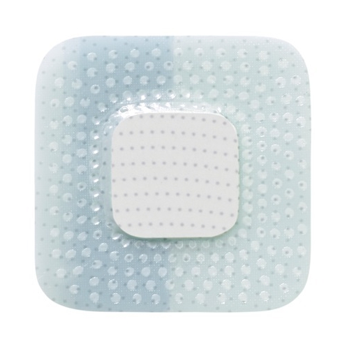 Dünner Silikon-Schaumverband Biatain Silicone L - 5x5cm Border Lite - 5 St.