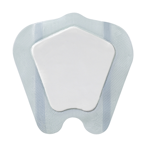 Opatrunek piankowy silikonowy Biatain Silicone - 25x25cm Sacrum Border - 5 szt.