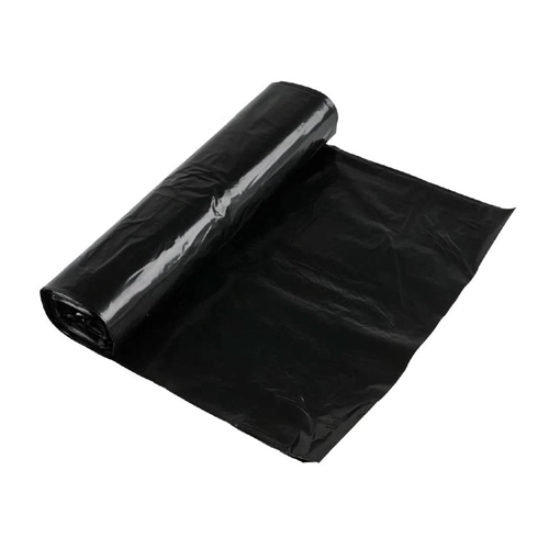 Affaldssæk LLD-plast - 70L 600x900mm 50my sort rle25st - 25 stk