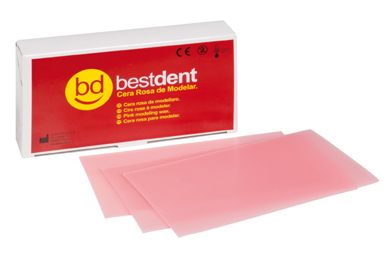 Modellvax, rosa – BESTDENT – Hard Modelling Wax Light Pink 450G