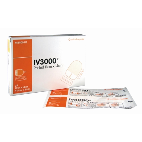 Venenkatheterverband Opsite IV3000 - 11x14cm PICC-Schlitz - 25 St.