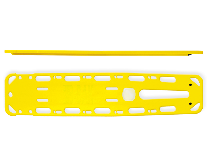 B--BAK PIN SPINAL BOARD - gul