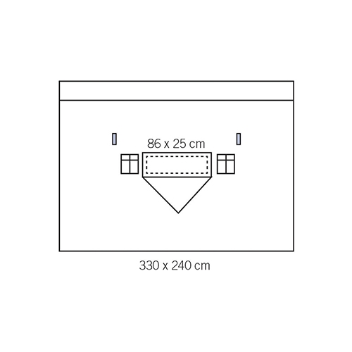 Prześcieradło przesuwne evercare - L 240x330cm - 20 szt.