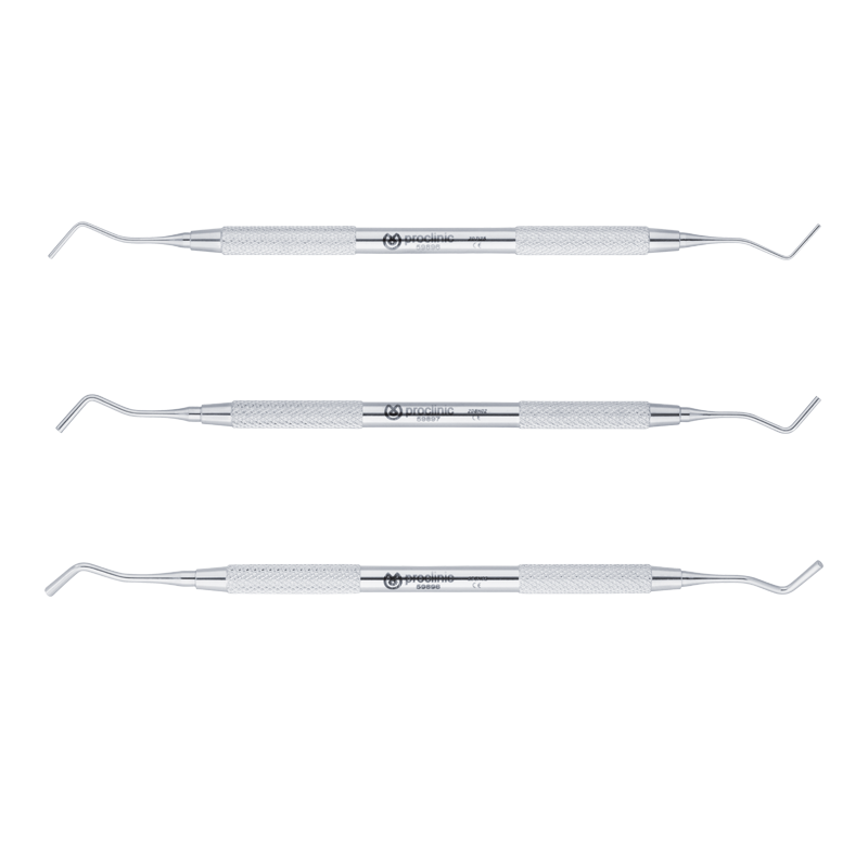 Plugger med platt spets, grov yta nr 1-3 – Filling Instrument N.3 Round