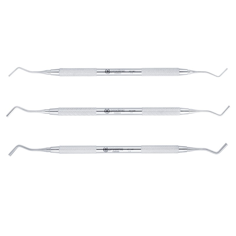 Plugger med platt spets, slät yta nr 1-3 – Filling Instrument N.1 Round