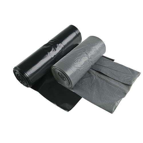 Affaldssæk LD-plast PolyREG - 60L 550x900mm 45my sort - 25 stk