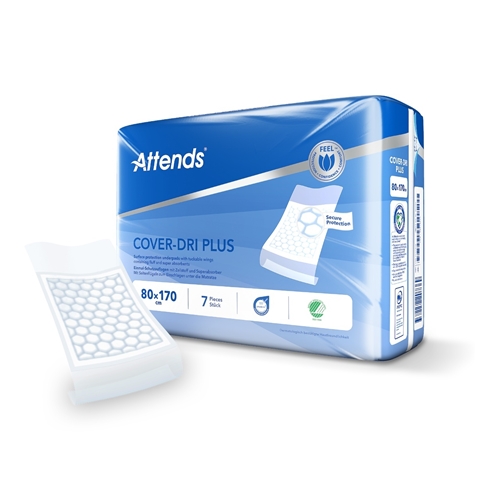 Einweg-Hygieneunterlagen 80x170cm 75g Cover Dri Plus von - 7 St