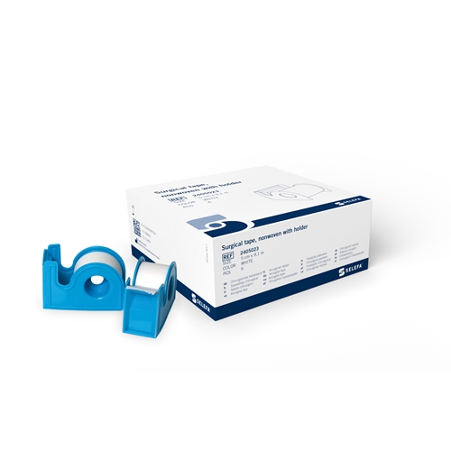 Plaster papierowy Selefa - 5 cm x 9,1 m biały uchwyt - 6 szt.