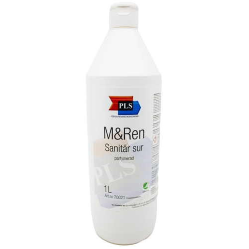 Sanitär-/WC-Reiniger M&Ren Säure - 1L pH=2 5(konz)/4(gebrauchsfertig) parfümiert - 12 St
