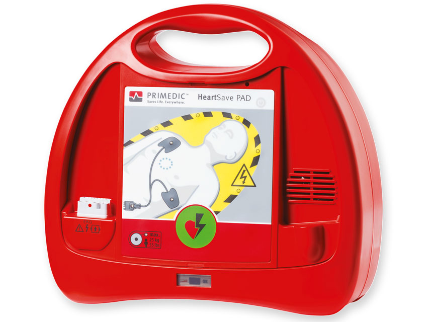 Primedic Heart Save Pad - defibrylator z baterią litową - inne języki
