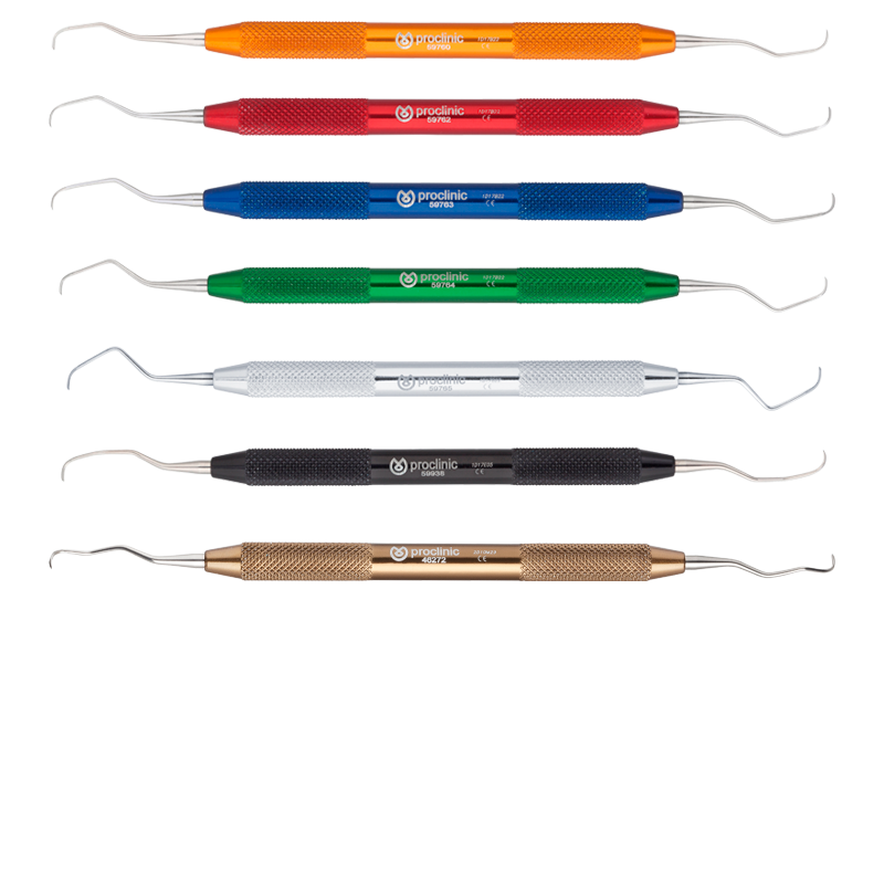 Gracey Kyretter i aluminium – Gracey Curette – Aluminium 1/2 (Incisors And Canines)