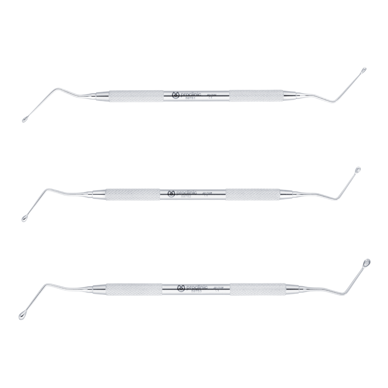 Kirurgisk kyrett, nr. 1-3 – Socket Curette No. 2