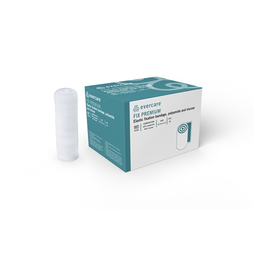Fixierbinde evercare Fix Premium - 12 cm x 4 m PA/Viskose - 20 St.