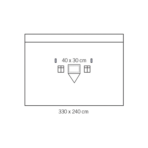 Evercare Vertikallaken - S 240x330cm - 28 St.