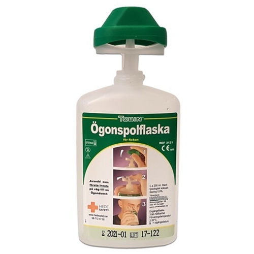 Bærbar Tobin øjenskyl - 200 ml - 35 stk.