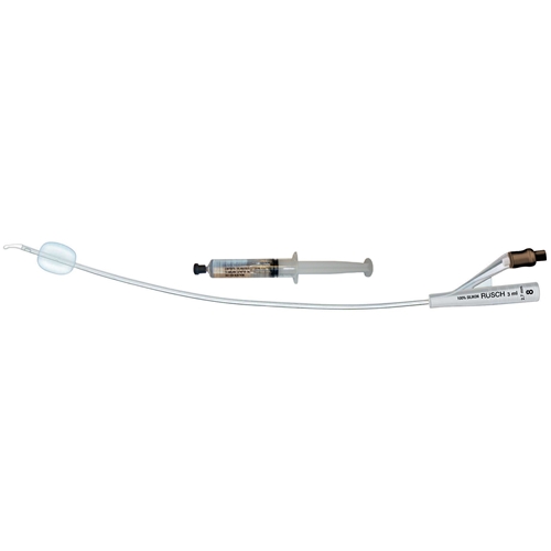 2-tie lasten katetri ruiskulla AquaFlate - 3 ml CH08 30 cm silikoni Tie - 5 kpl