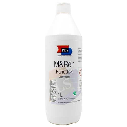 Käsitiskiaine M&Ren - 1 l hajusteeton Joutsenmerkki