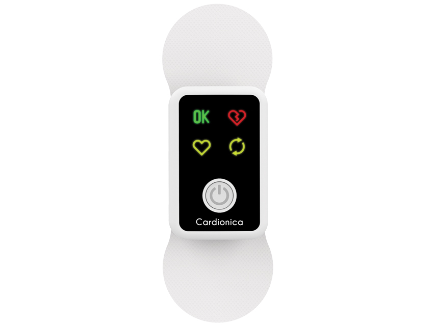 1-kanałowy EKG Cardionica z wykrywaniem migotania przedsionków i Bluetooth