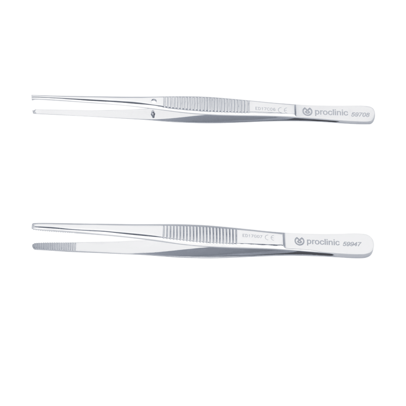 Gewebepinzetten mit und ohne Zähne - Surgical Tissue Pliers With Teeth