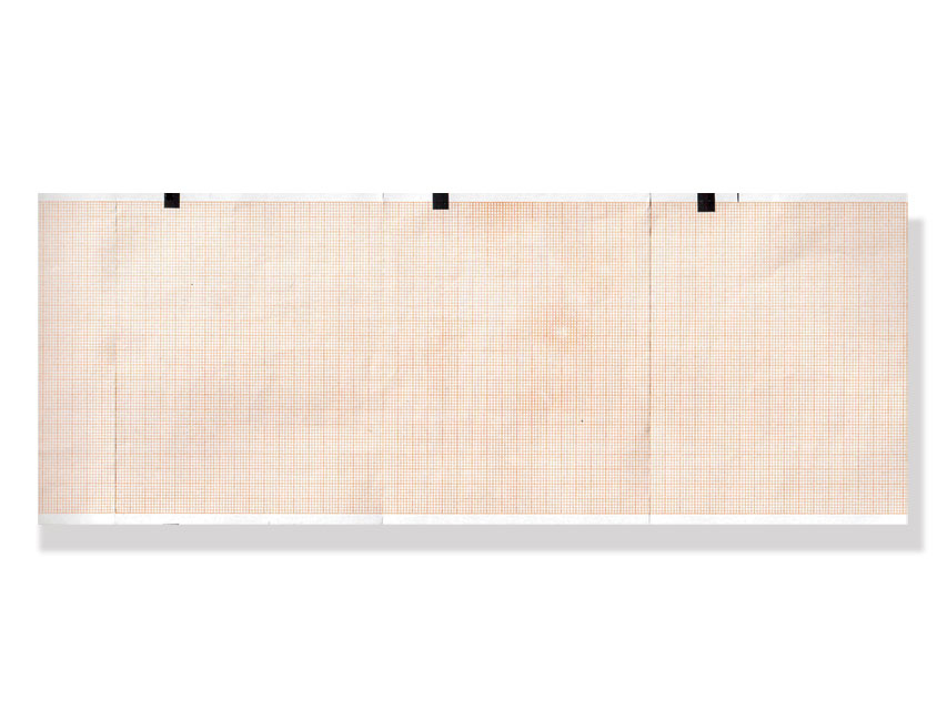 EKG-Thermopapier 114x90 mm x200 Blatt Packung - grünes Raster