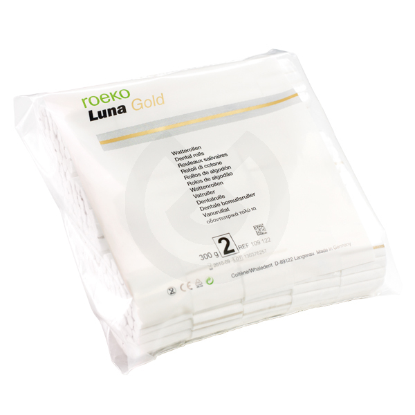 Luna Gold Bomullsrullar – Luna Gold Dental Rolls No. 2