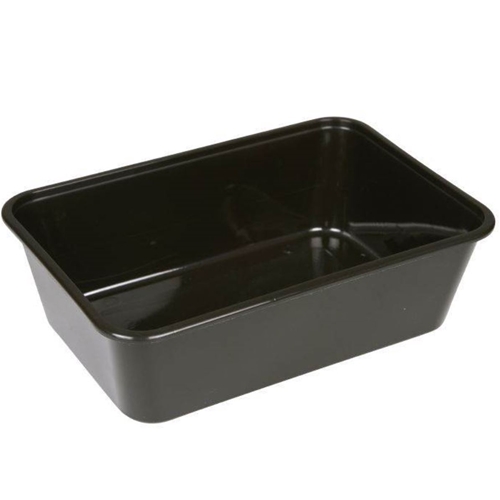 Micro container PP plastic - 750ml 169x116x53mm black - 50 pcs