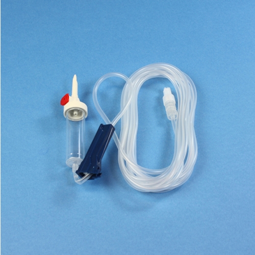 Infusionsaggregat med luftning Mediplast – 180cm Flowstop DEHP-fri – 100 st