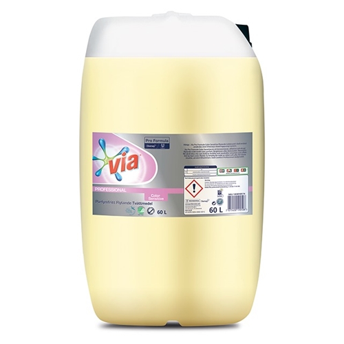 Laundry detergent liquid Via Prof - 20L Color Sensitive Svanen