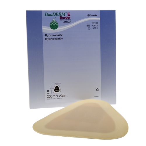 Hydrokolloidforbinding DuoDERM E Border - 20x23 cm sacrum - 5 stk